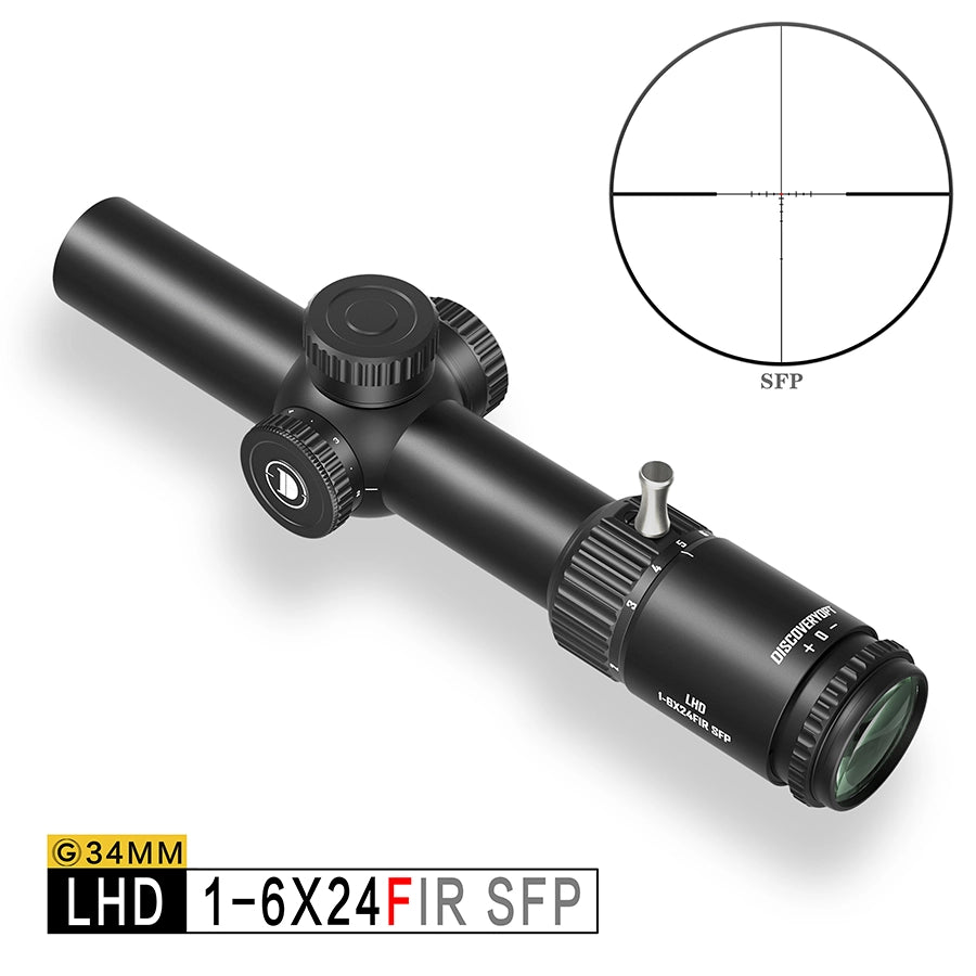 LHD 1-6X24SFIR SFP-MOA Diameter34MM Fiber Reticle Scopes