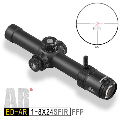 ED-AR 1-8X24SFIR FFP-MIL Durchmesser: 34MM Optik Zielfernrohr