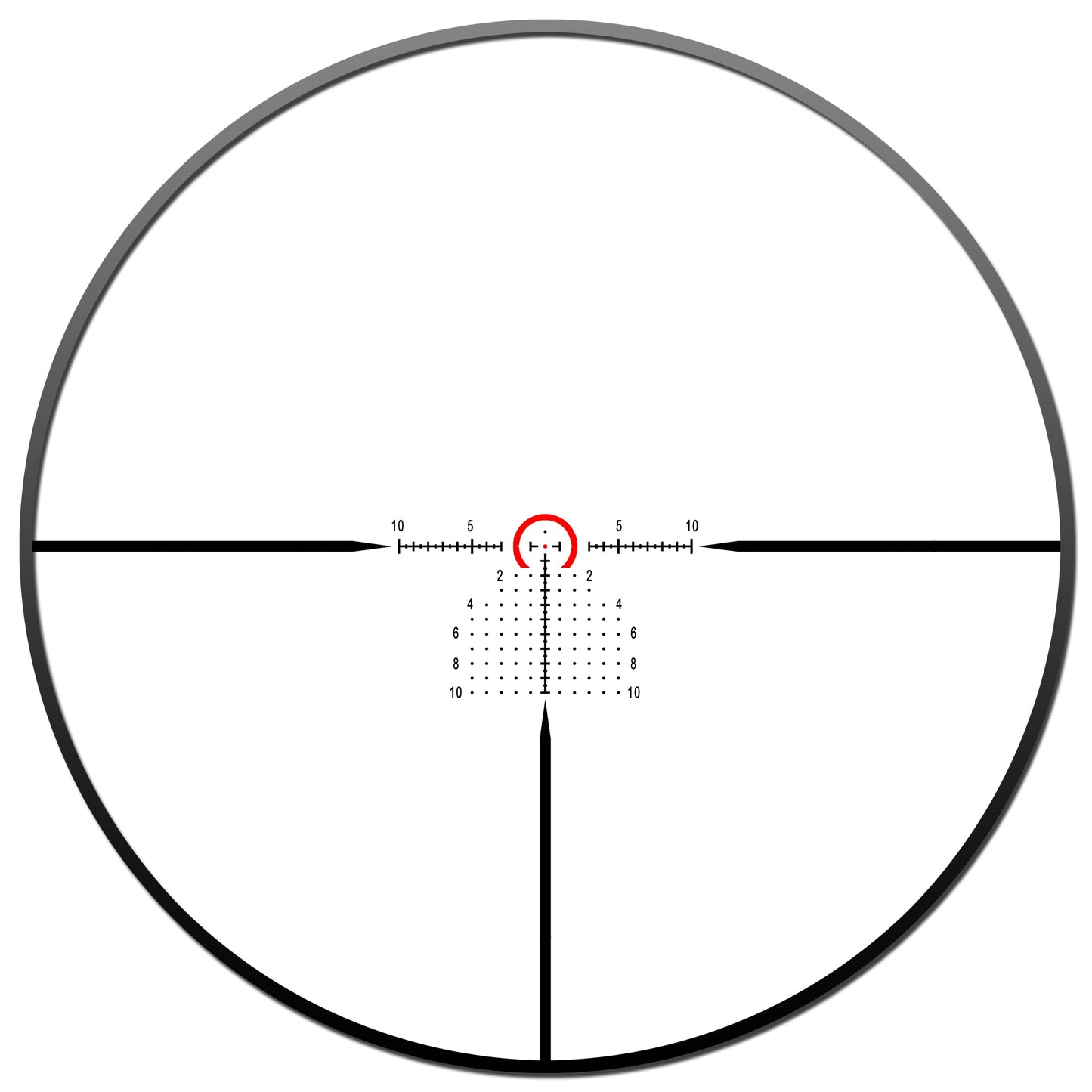 ED-AR 1-8X24SFIR FFP-MIL Durchmesser: 34MM Optik Zielfernrohr