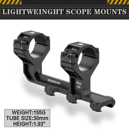 0 MOA Scope Mount, 30mm Cantilever Mount, 1.93inch Scope Mount, Picati