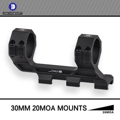 30MM 20MOA integrated clamp  for long-distance precision shooting mount - DiscoveryOpt Rifle Scopes-UK - 