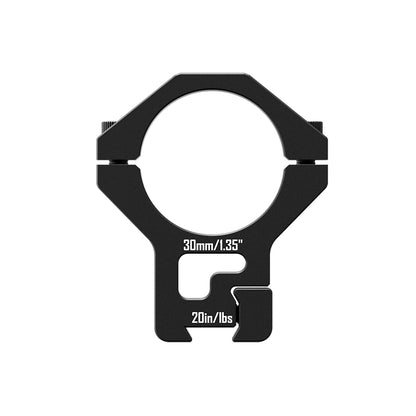 DISCOVERYOPT Dovetail Rails Scope Rings for 25.4mm＆30mm Tubes – 1.35" High | for Dovetail Rails