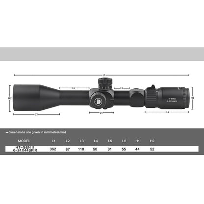 HT GEN II 6-24X44SFIR FFP-MOA Durchmesser: 30MM Optik Zielfernrohre 