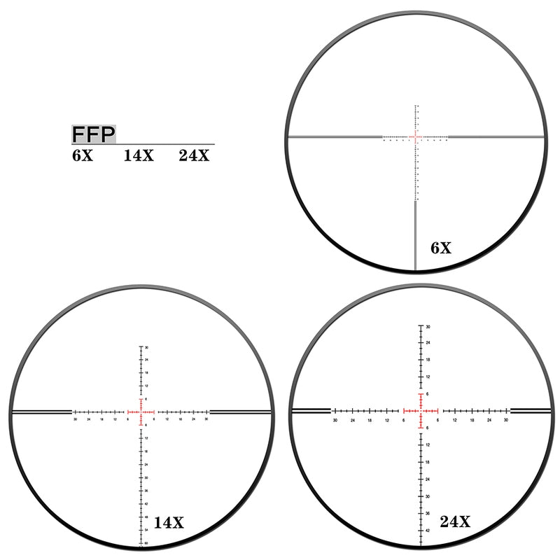 HT GEN II 6-24X44SFIR FFP-MOA Durchmesser: 30MM Optik Zielfernrohre 