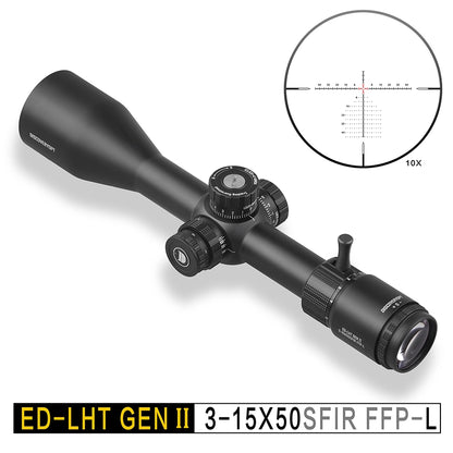 ED GENⅡ 3-15X50SFIR FFP-L-MOA Durchmesser: 30MM Optik Zielfernrohre 