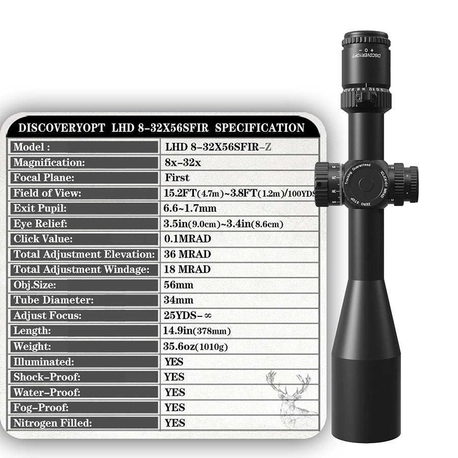 LHD 8-32X56SFIR FFP-Z Optics Scopes