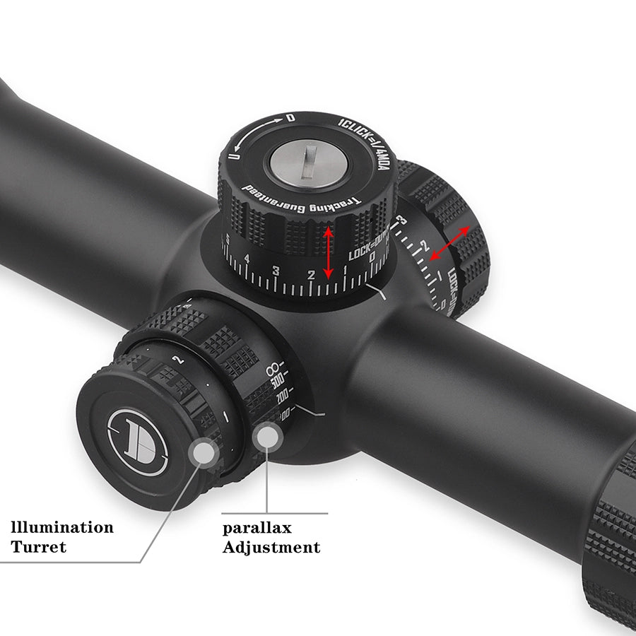 DISCOVERYOPT ED-LHT GENⅡ 3-15X50SFIR FFP-MRAD/MOA Diameter:30MM Optics Scopes