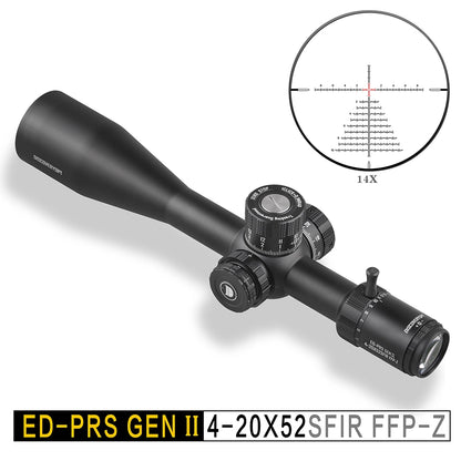 DISCOVERYOPT ED-PRS GENⅡ 4-20X52SFIR FFP-MRAD-Z/L Diameter:34MM Optics Scope
