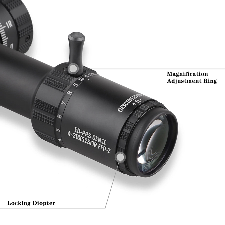 DISCOVERYOPT ED-PRS GENⅡ 4-20X52SFIR FFP-MRAD-Z/L Diameter:34MM Optics Scope