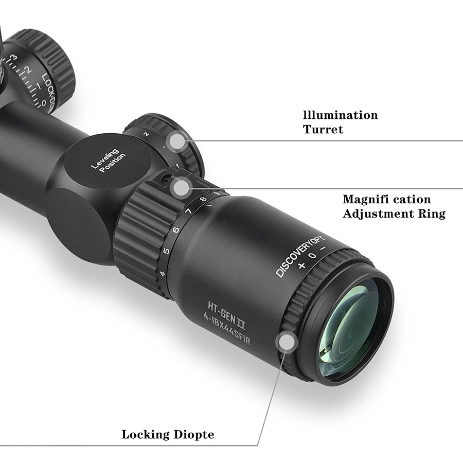 HT GENII 4-16X44SFIR FFP-MOA Durchmesser: 30MM Optik Zielfernrohre 