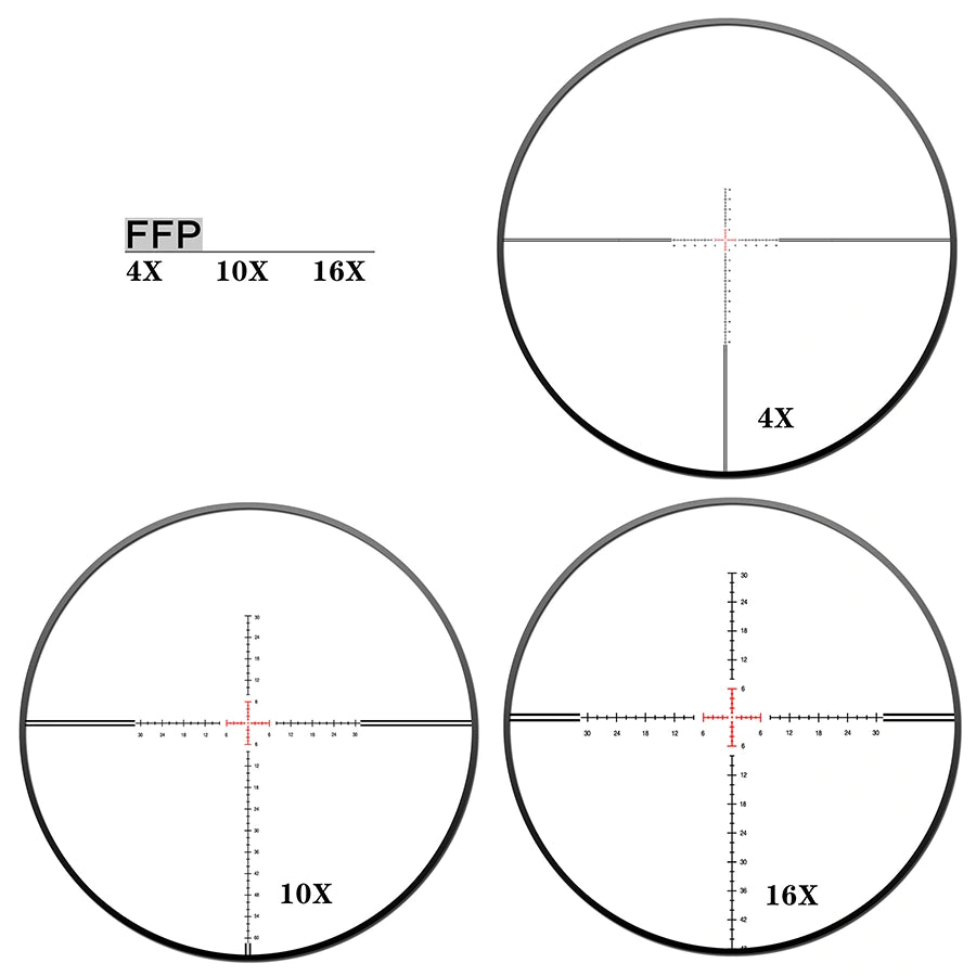 HT GENII 4-16X44SFIR FFP-MOA Durchmesser: 30MM Optik Zielfernrohre 