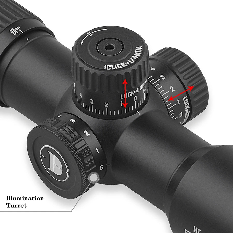 HT 6X24AOE-SFP-MOA Durchmesser: 30MM Kurzes optisches Zielfernrohr