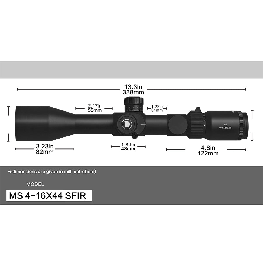 DISCOVERYOPT MS 4-16X44SFIR SFP-MOA-L Diameter:30MM Optics Scopes