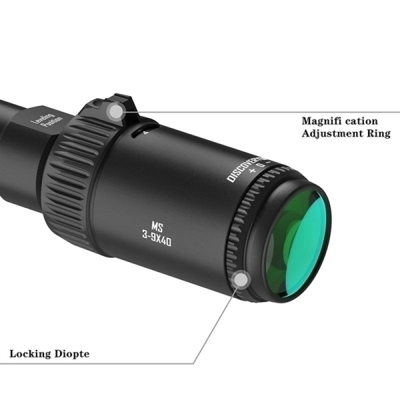 MS 3-9X40 economical shock-resistant protective cover Optics scope