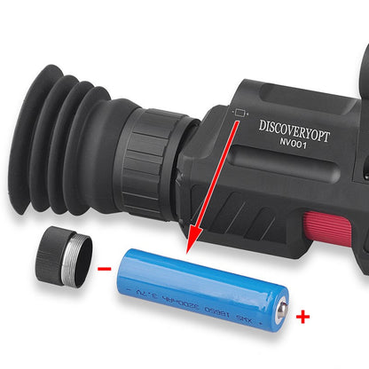 Discoveryopt Night Vision Scope, 32GTF card storage, 1080P High defini